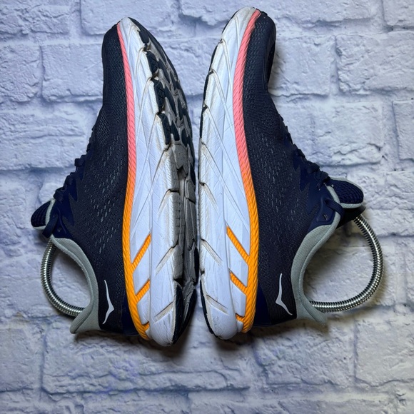 Hoka Clifton 7 Running Shoes Sneakers Womens Size 8 Blue Walking Running - Picture 8 of 16